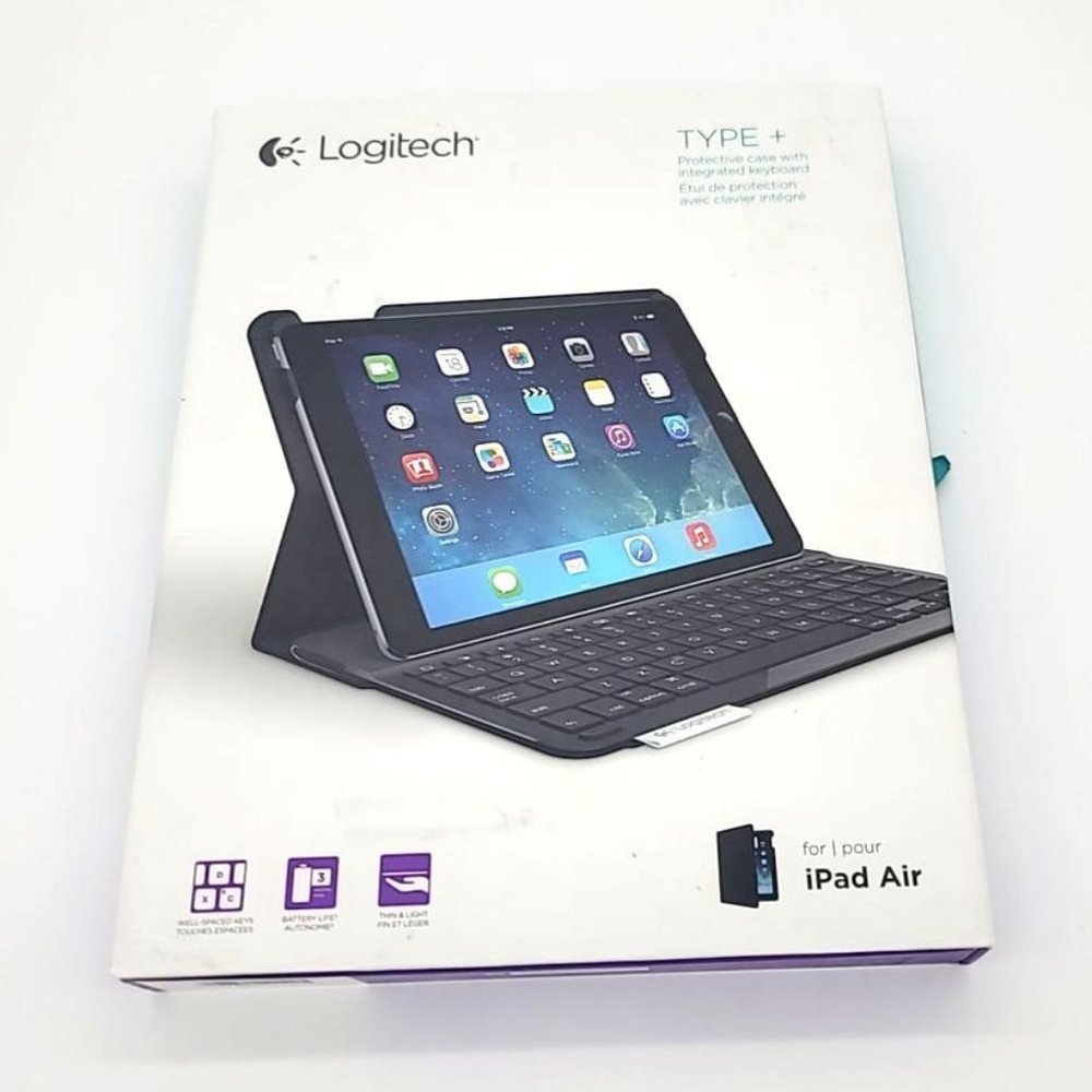 Logitech TYPE+ Protective Wireless Keyboard Folio Bluetooth Red Apple iPad Air